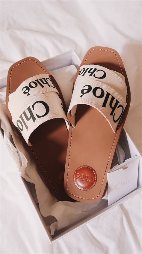 chloe sandals beige